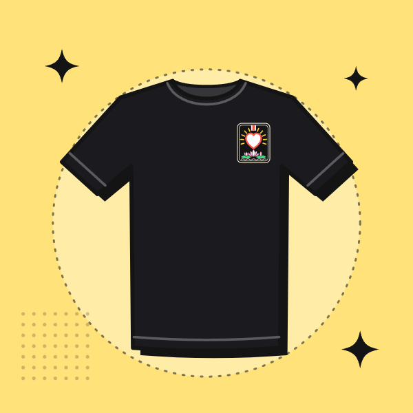 Kaos PSHT Hitam Logo Dada
